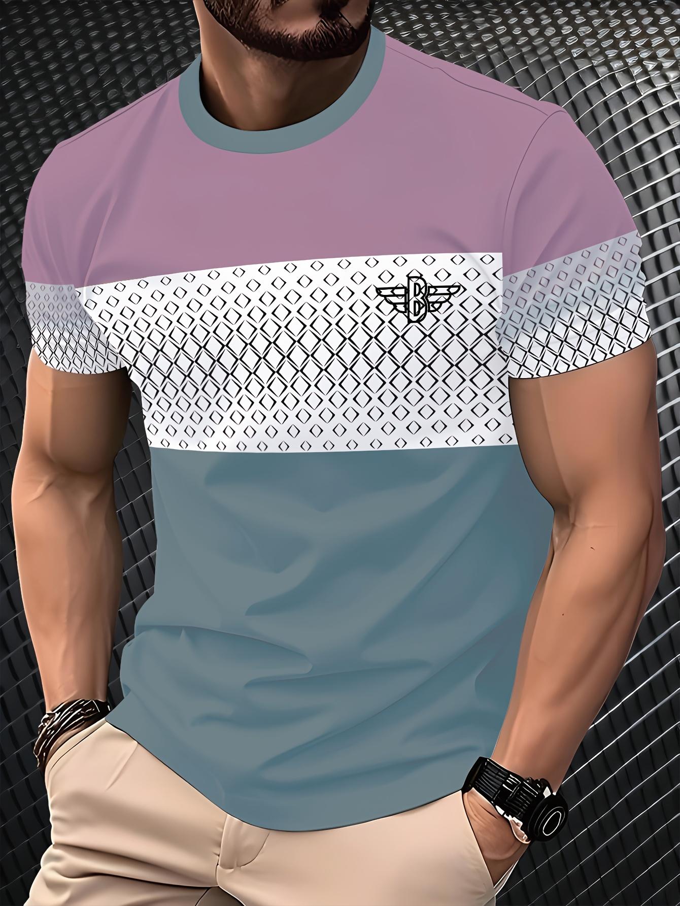 

Летняя повседневная мужская футболка модная с коротким рукавом и круглым вырезом спортивная для ежедневного комфорта легкий топ 6XL