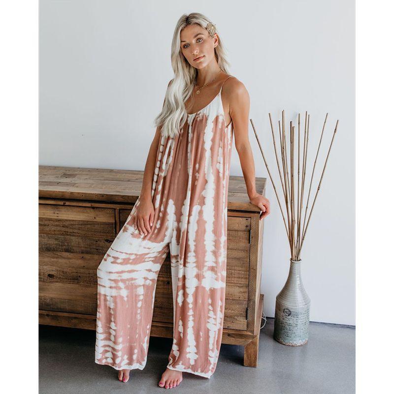 Summer Women Braces Jumpsuit Casual Ladies Overalls Pants