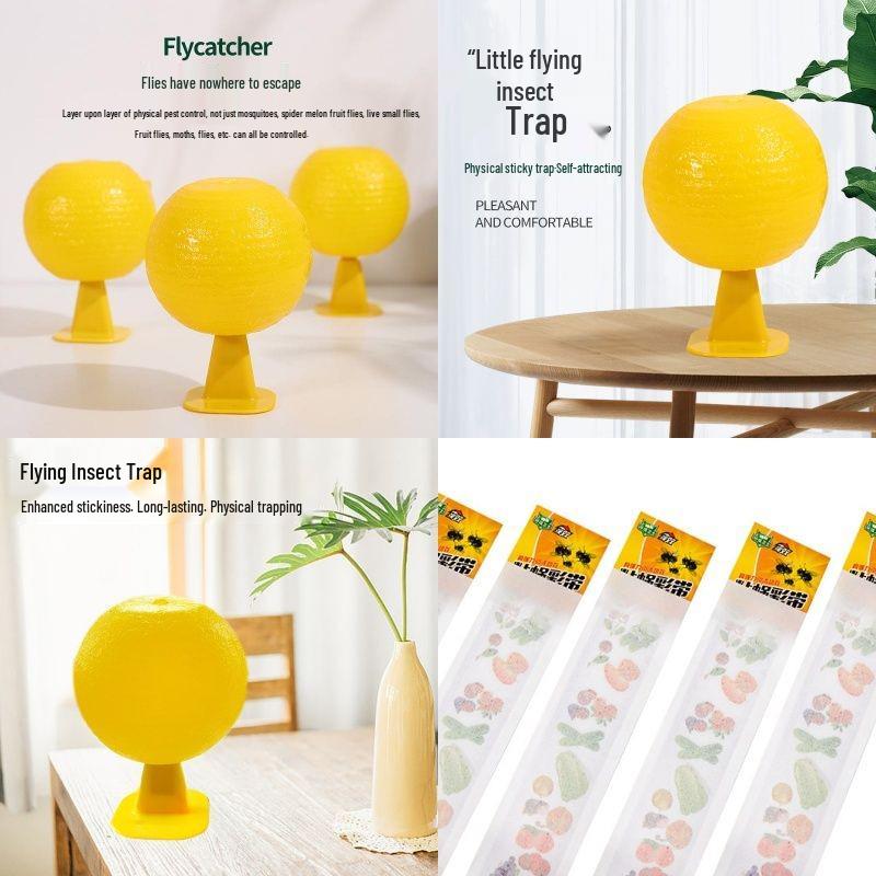 Kapalı Alan Meyve Sinek Tuzağı Yapışkan Yem - Küçük Böcek Yakalayıcı ve Öldürücü