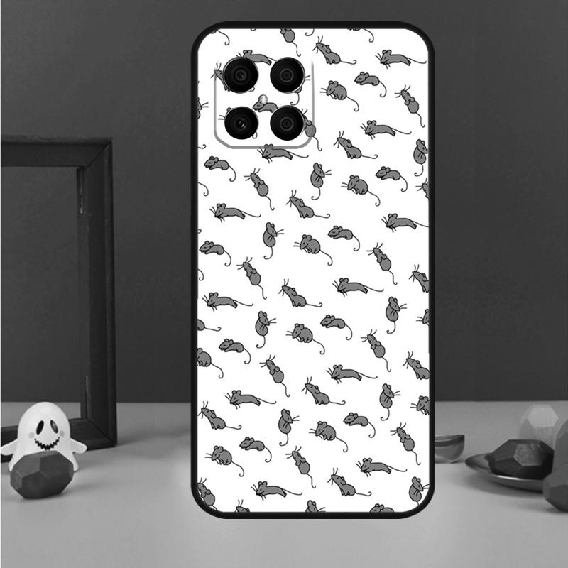 Mouse Rat Phone Case For Huawei P40 Lite P50 P30 P20 Pro Nova 9 5T Honor X9 X8 X7 50 Back Cover