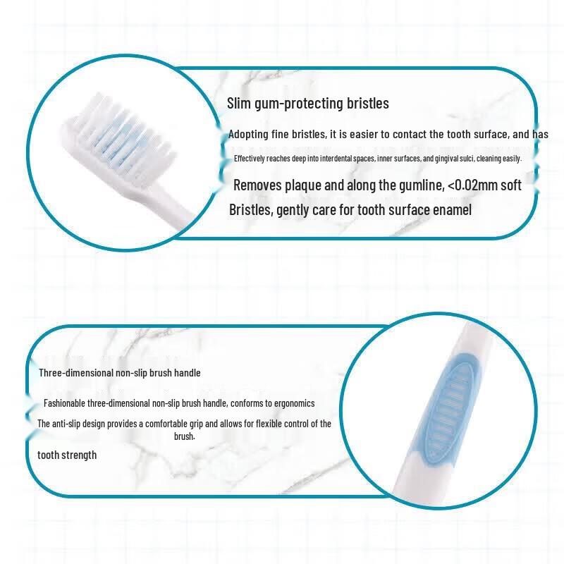 Dr. Dental Whitening Gum Care Toothbrush (6-pack)
