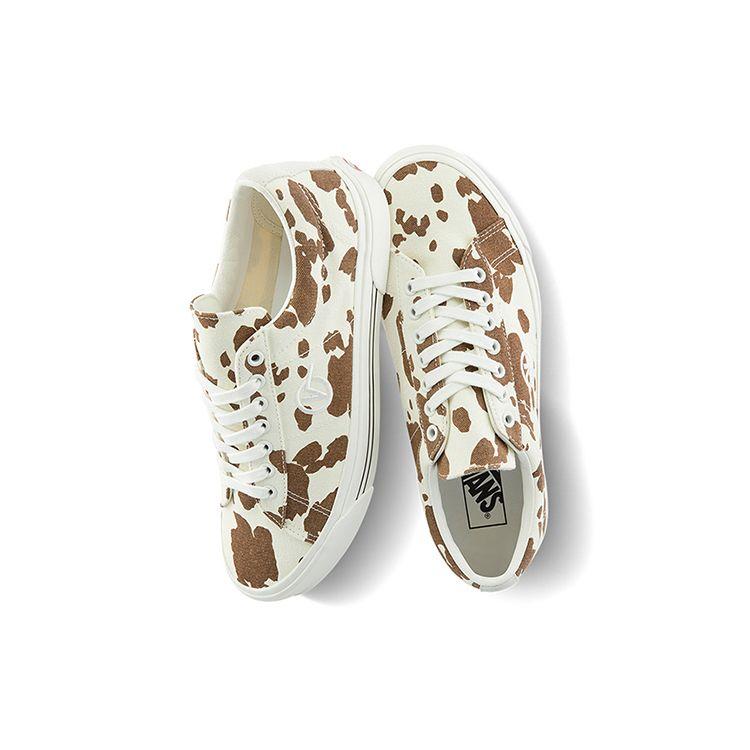 Vans Sid Dx Canvas Low Top Skate Shoes Unisex Sneakers Brown Cow-Print VN0A4BTX41A