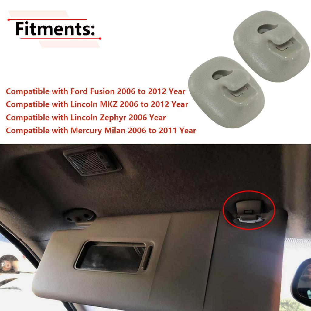 Sun Visor Retainer Clip  For Ford Fusion Lincoln MKZ 2006-2012 Lincoln Zephyr 2006 Mercury Milan 2006-2011 AE5Z-5404132-AF