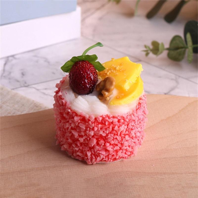 Artificial Cake Model Photography Props for Display, Simulation Cake Dessert Model Photography Props for Home Decoration