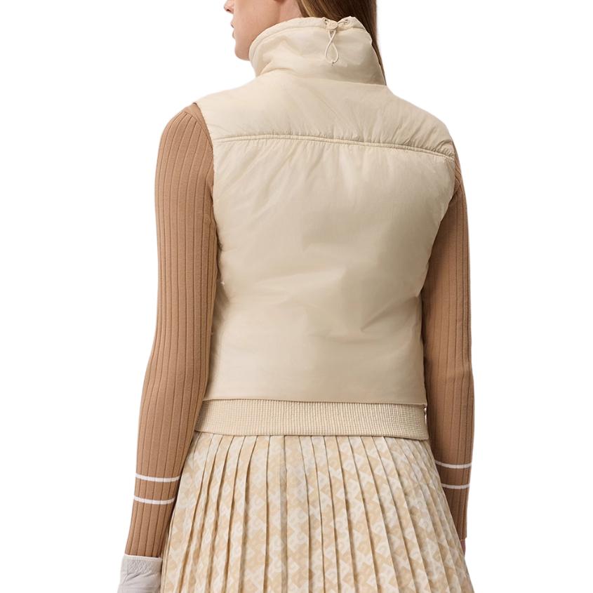 FILA Golf Apparel Series Comfortable Warm Vest Women vest Brown Beige Khaki A11W515905F-LK