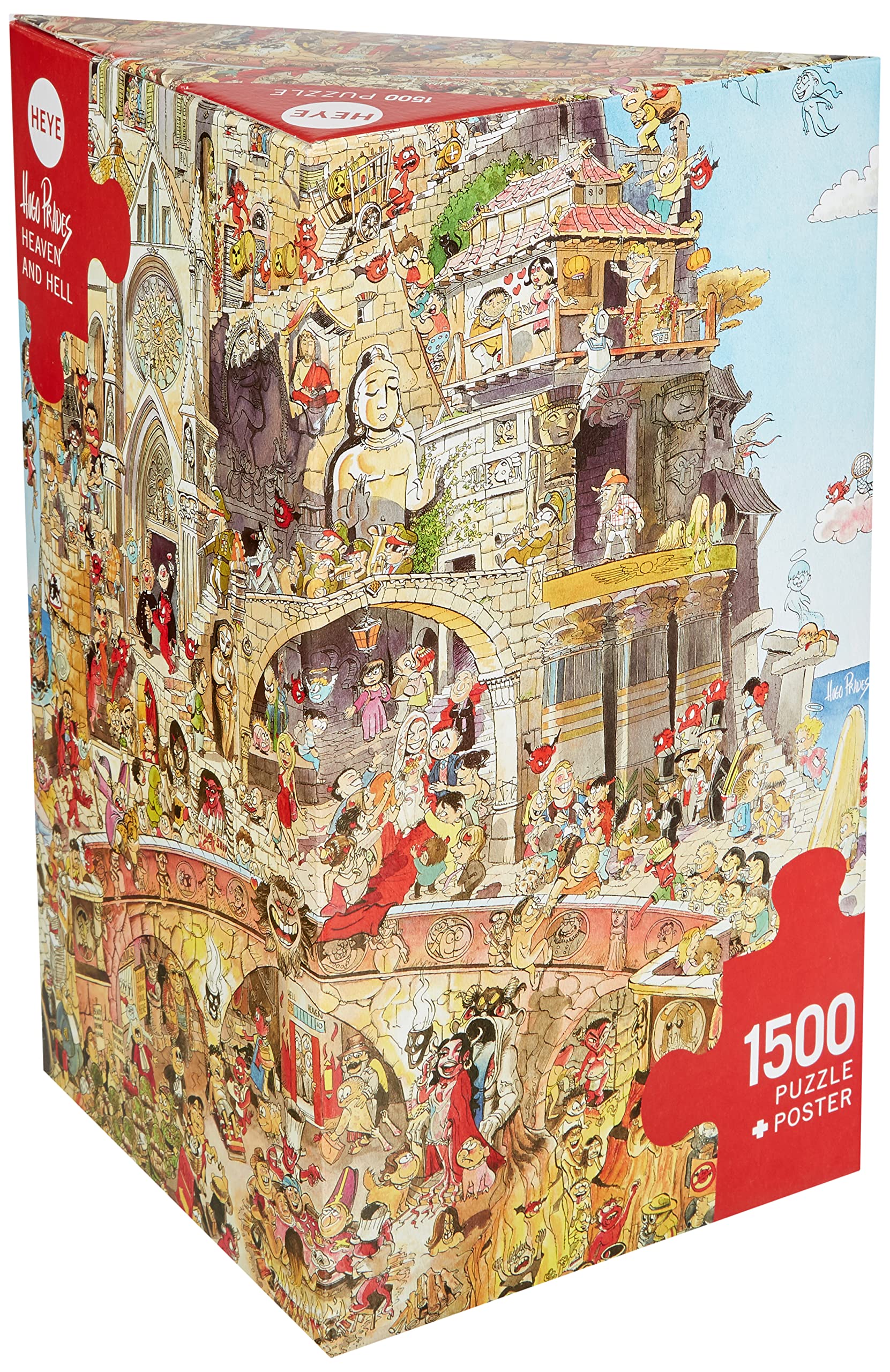 

HEYE Puzzle 29118 Hugo Prades: Heaven and Hell (1500 pieces)