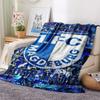 1 Stück Personalisierte Name 1 FC Magdeburg Gemustert Flanell Decke Geeignet für Alle Jahreszeiten für Heimdekoration Wärme und Komfort Geschenke Urlaubsgeschenk_xia