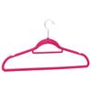 Cintres antidérapants - vidaXL - 100 pcs - Rose - Velours - Plastique ABC