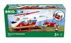 BRIO Ambulance Helicopter [4-Piece Set] 36022, Ages 3+. [Toy, Wooden Toy, Scenery, Helicopter, Gift (Birthday/Christmas)]