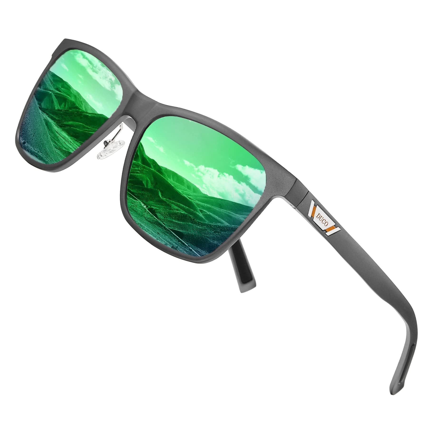 

Sunglasses for Driving Polarized Sunglasses for Fishing UV400 Sunglass Wellington Sunglasses for Men Alloy 3029H [DUCO] Men s AL-MG (Gray/Green)