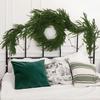 Artificial PE Norfolk Pine Garland with Soft Pine Needles - Christmas Decoration Wreath