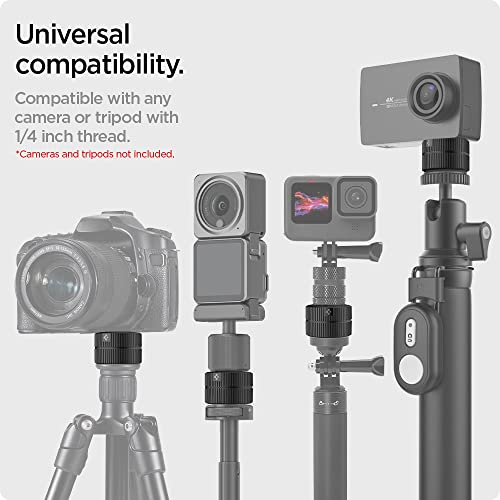 Spigen Camera Adapter Mount for AirTag, Nikon DSLR, Canon DSLR, GoPro, GoPro Hero 8, GoPro Hero 9, GoPro Hero 10, GoPro Hero 11, DJI Pocket, DJI Pocke