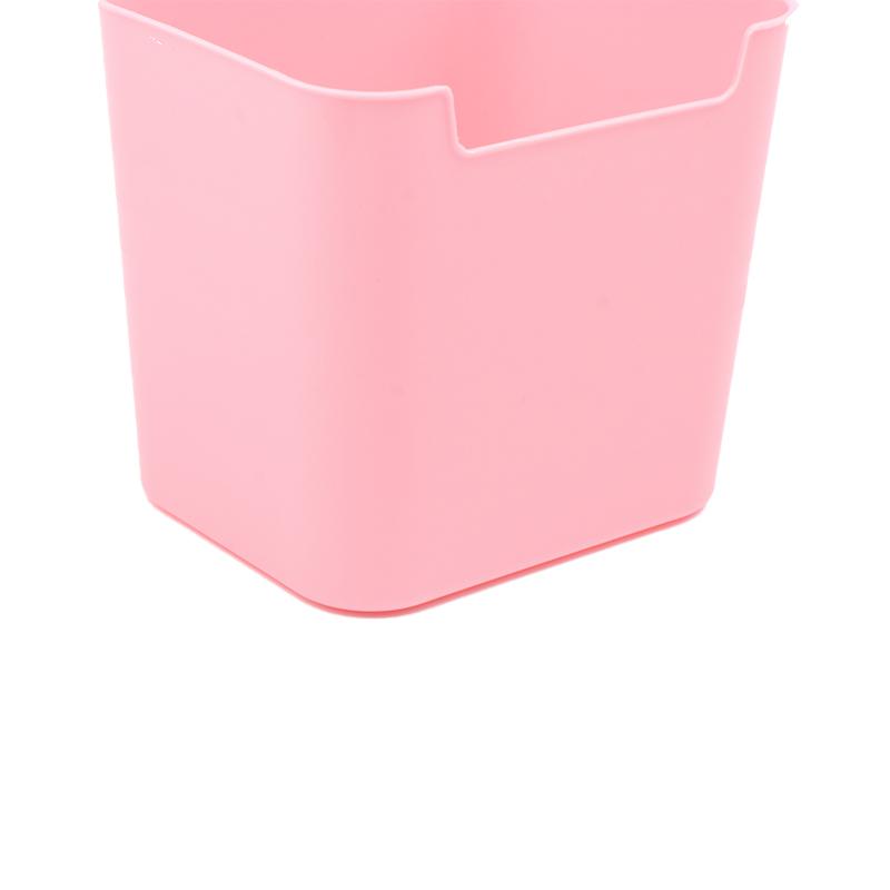Large Capacity Pen Holder Solid Color Desktop Storage Box Creative Pencil Organizer Simple Stationery Box Office Supplies