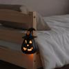 Pure Orange Halloween Pumpkin Lantern Cell Battery Operated Electronic Candle Lamp  Kids Adults