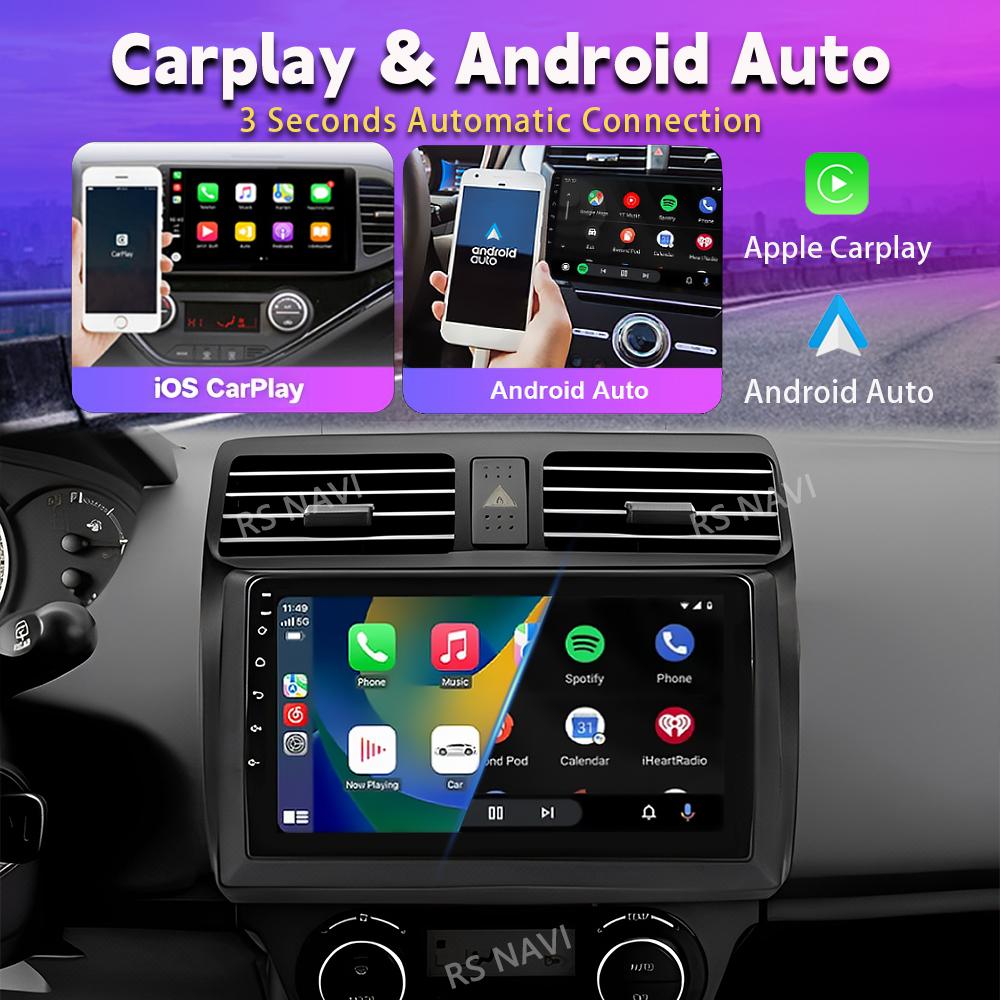 Android 15 Carplay Auto 2K Screen Car Radio Multimedia Player For Suzuki Swift 2003 - 2010 Autoradio GPS Stereo 2din Head Unit