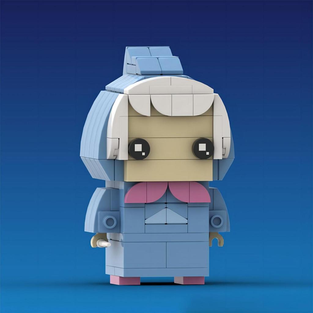 Classic Fairy Tale Series Anime Figures Pretty Girl Building Blocks MOC Prince Cartoon Doll Kids Puzzle Toys Birthday Gifts