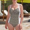 Sexet Smal Pasform Badedragt Dame Én Del Sommer Strand V-hals Rygløs Dame Udskåret Badedragt Plus Size Slankende Badetøj Komfortabel