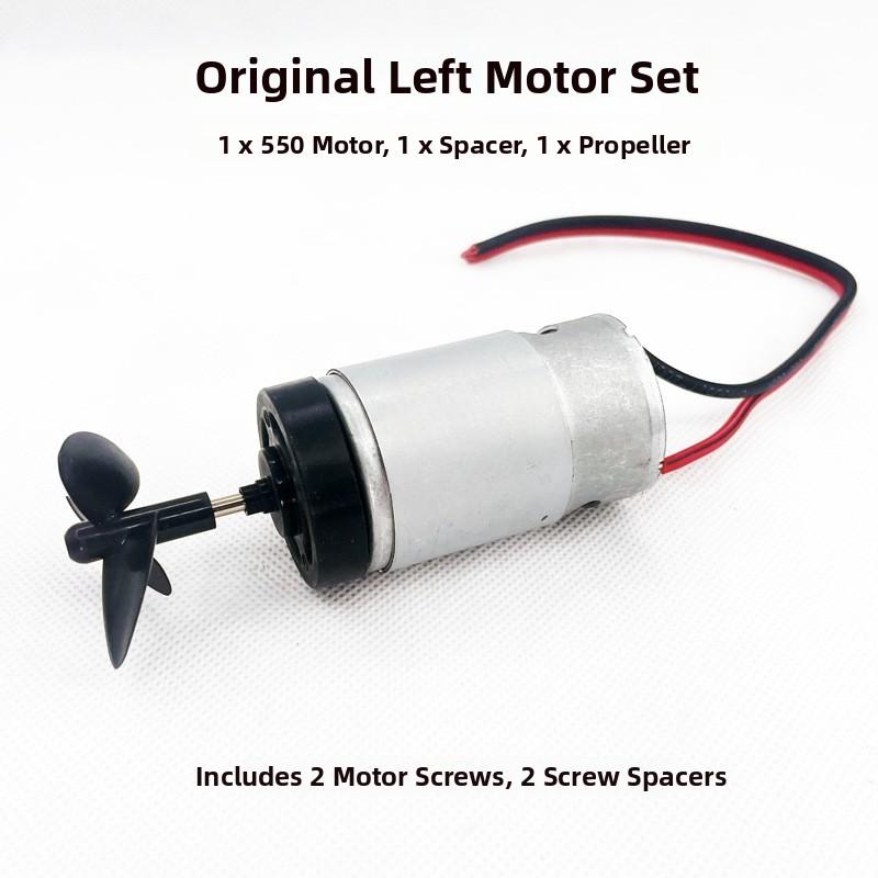 12V 550 RC Bait Boat Motor with Waterproof Seal for Fishing Thruster Applications Compatible with 38mm Propeller Options