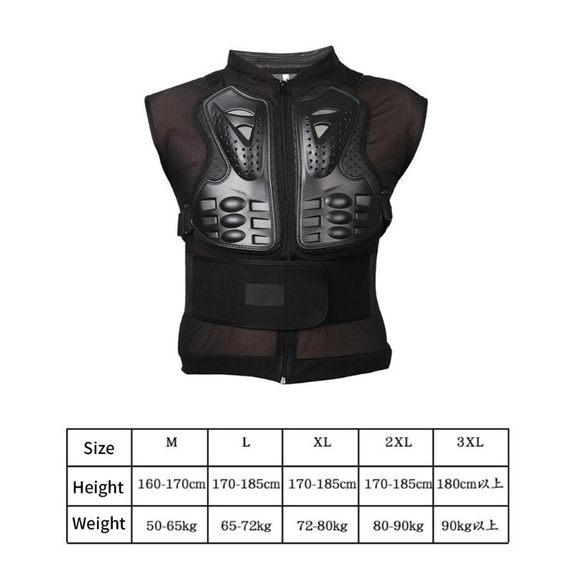 Outdoor Sports Adjustable Protective Gear Vest Suitable for Adults in Motocross Skiing Skating and Motorcycle Activities