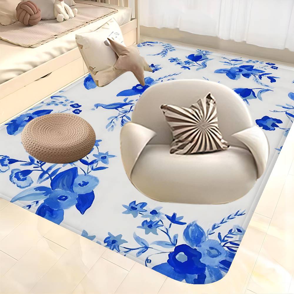 Porcelain Patterns Kitchen Mat Cheaper Anti-slip Modern Living Room Balcony Printed Modern Home Decor