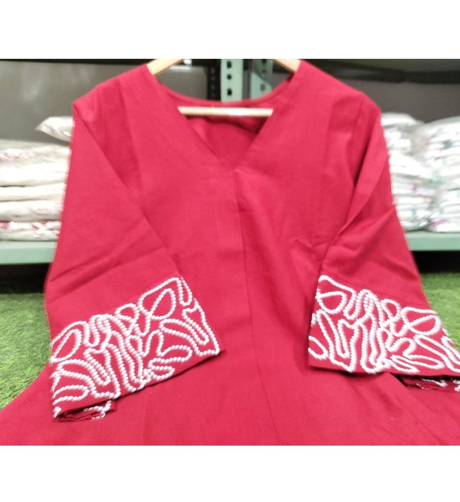 Bollywood Party Wear Pure Cotton Kurta Pant Cord Set Indian Women Designer Top Tunic Kurti