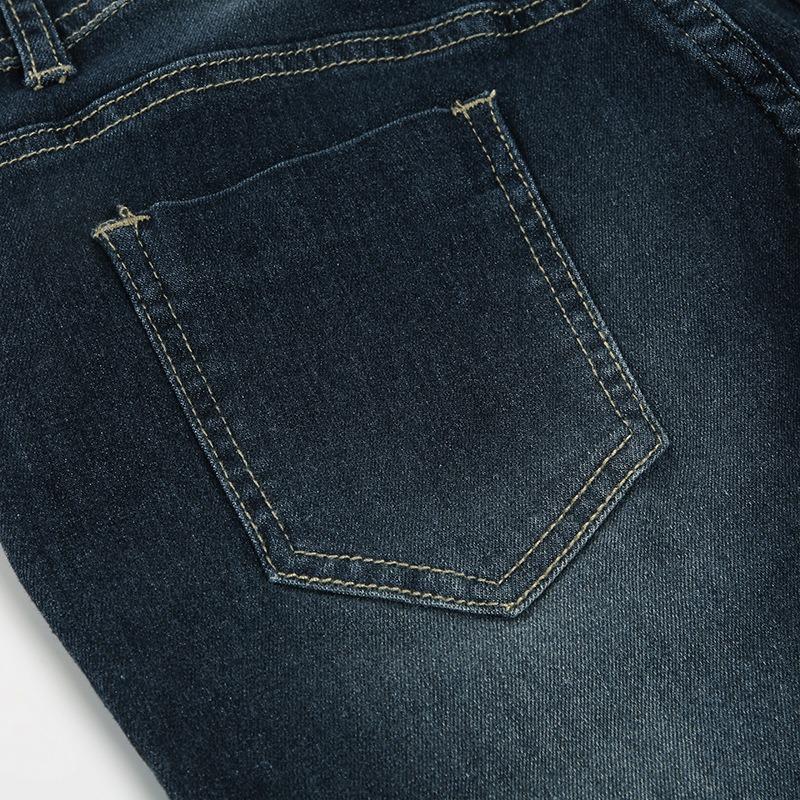 Women's Low-waisted Washed Skinny Hundred Slim Flared Jeans Autumn and Winter New Spice Girls Fashion Casual Trousers
