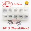 B21 1.50-1.77mm Common Rail Injector Adjustment Washers Shims Repair Kits B21 Auto Diesel Engine Gasket for