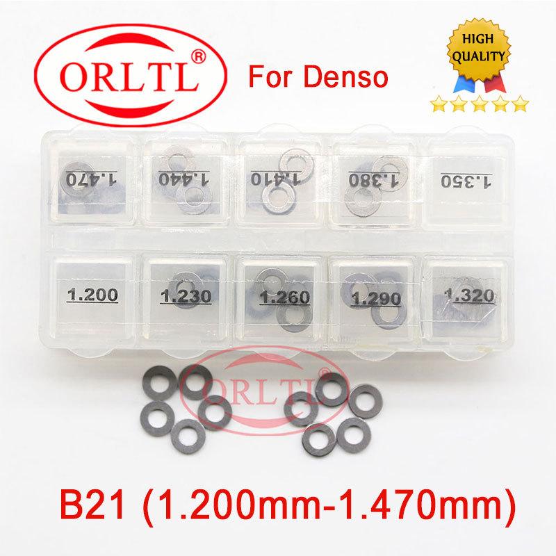 B21 1.50-1.77mm Common Rail Injector Adjustment Washers Shims Repair Kits B21 Auto Diesel Engine Gasket for