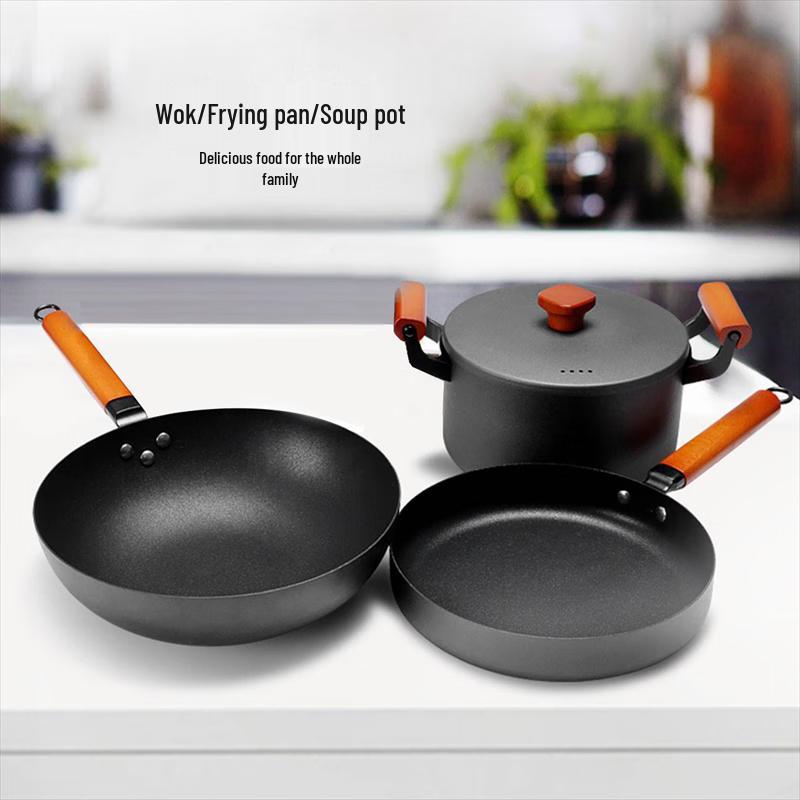 Balde Non-stick Ancient Iron 3-Piece Cookware Set