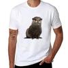 Clawless Otter Lovers T-Shirt Tees Boys Animal Print Cute Tops Men Graphic T Shirts
