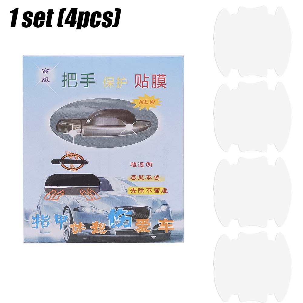 

Наклейка на ручку двери автомобиля Универсальная защитная пленка для запястья от царапин Ручка с полосой для предотвращения столкновений Прозрачная наклейка