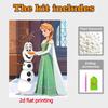 Disney Pearl Painting Anna and Olaf DIY Pearl Art Painting Pearl Gem Painting Pictures Crafts Special Shape Home Wall Decoration