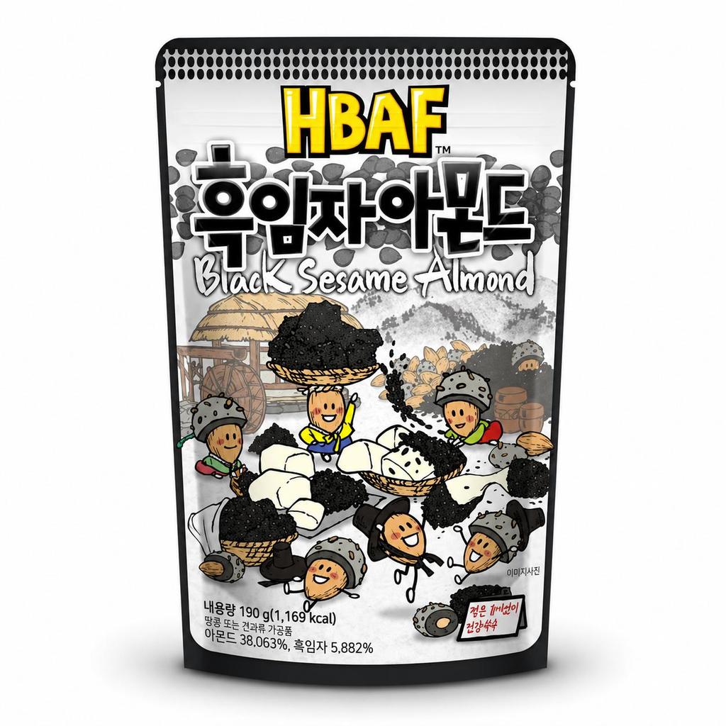 HBAF Przyprawione Migdały i Orzechy Nerkowca 170g/190g (33 Smaki)
