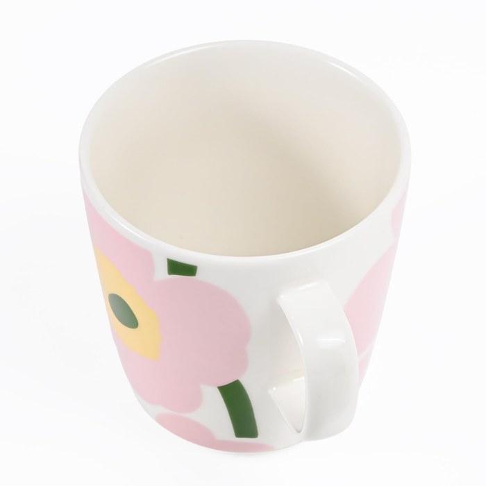 Marimekko Mug 400ml Unikko (White/Pink/Light Yellow/Green) 75410 075410 132