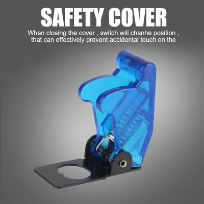 Control On/Off 12V 20A 1PCS Car Auto Cover LED Light SPST Toggle Rocker Switch Toggle Switch LED Switch With Protective Cover