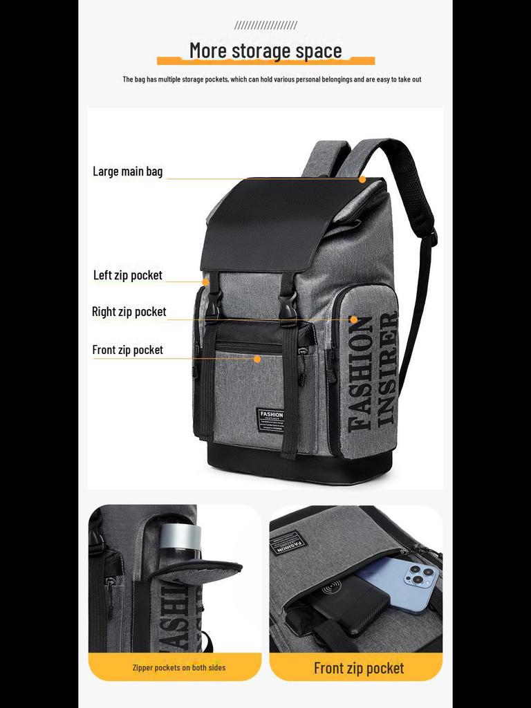 Großer Multifunktionsrucksack für Herren für Reisen, Uni und Business