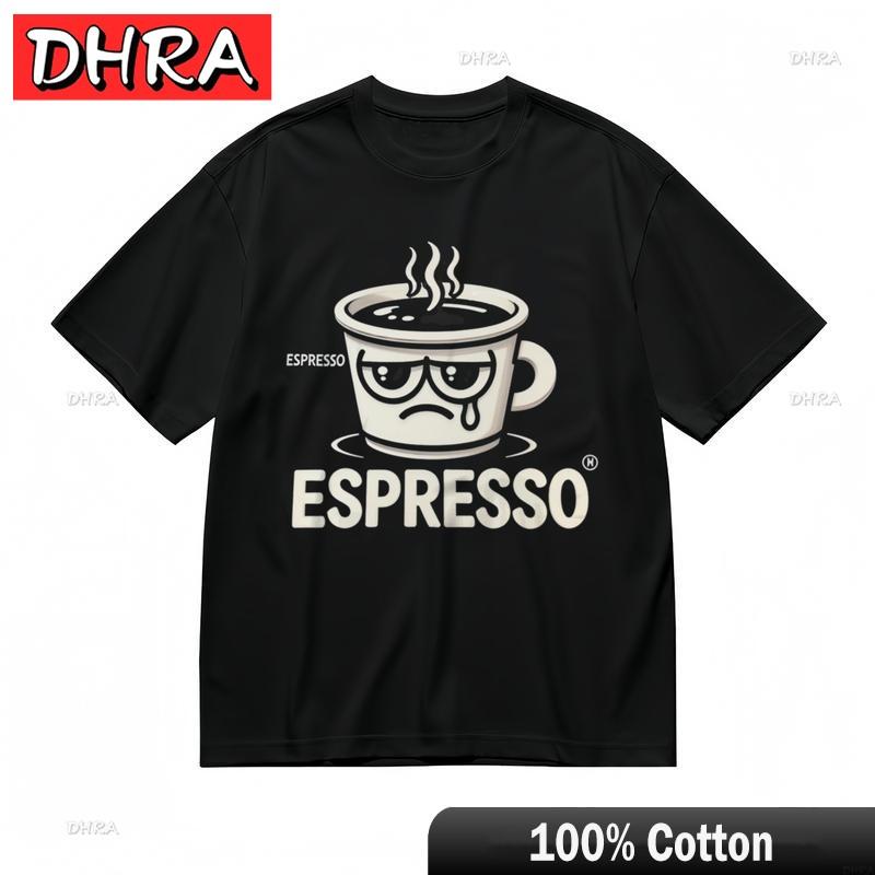 

Womens Comfy Slight Stretch Breathable Classic TShirt ESPRESSO Printed Tee Clothing TShirts Italian for Summer Outfits Women 4XL