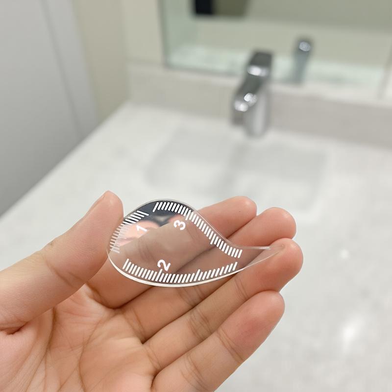 Pravítko pro mapování obočí Tvarovací pravítko na obočí Rychlé kreslení za 1 minutu Designové obočí Snadný nástroj Microblading Permanentní make-up Šablony