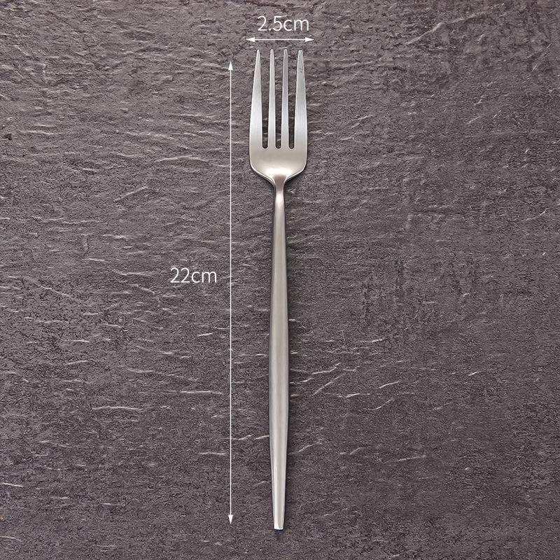 304 Portugal Thickened Stainless Steel Cutlery Set - Knife, Fork & Spoon for Restaurant or Hotel