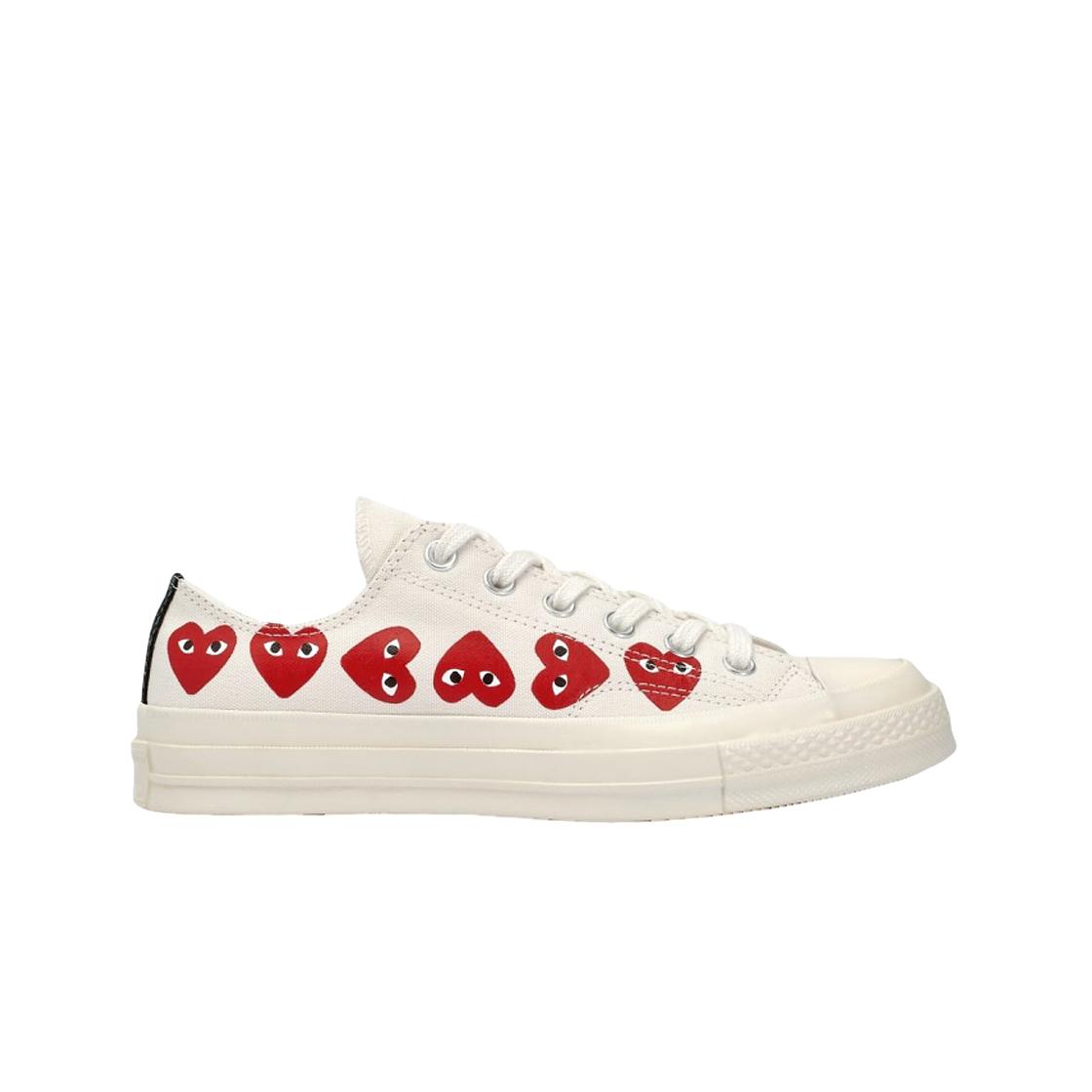 

Converse X Play Comme Des Garcons Chuck 70 Ox Multi-heart White 270