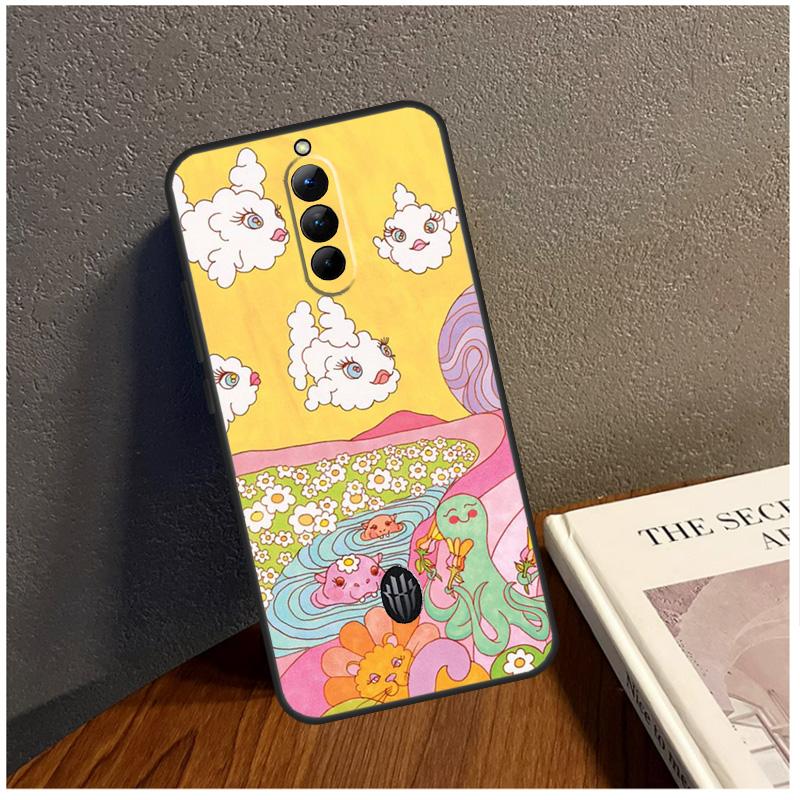 Cute Indie Hippie Case For ZTE Nubia Red Magic 8S 8 9 Pro Plus Red Magic 6 7 Pro 6S 7S Pro 5G 5S 6R Funda