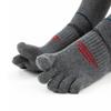 5 Pairs Man Short Toe Socks Sport Compression Cotton Sweat-Absorbing Badminton Tennis Bike Run Basketball 5 Finger Travel Socks