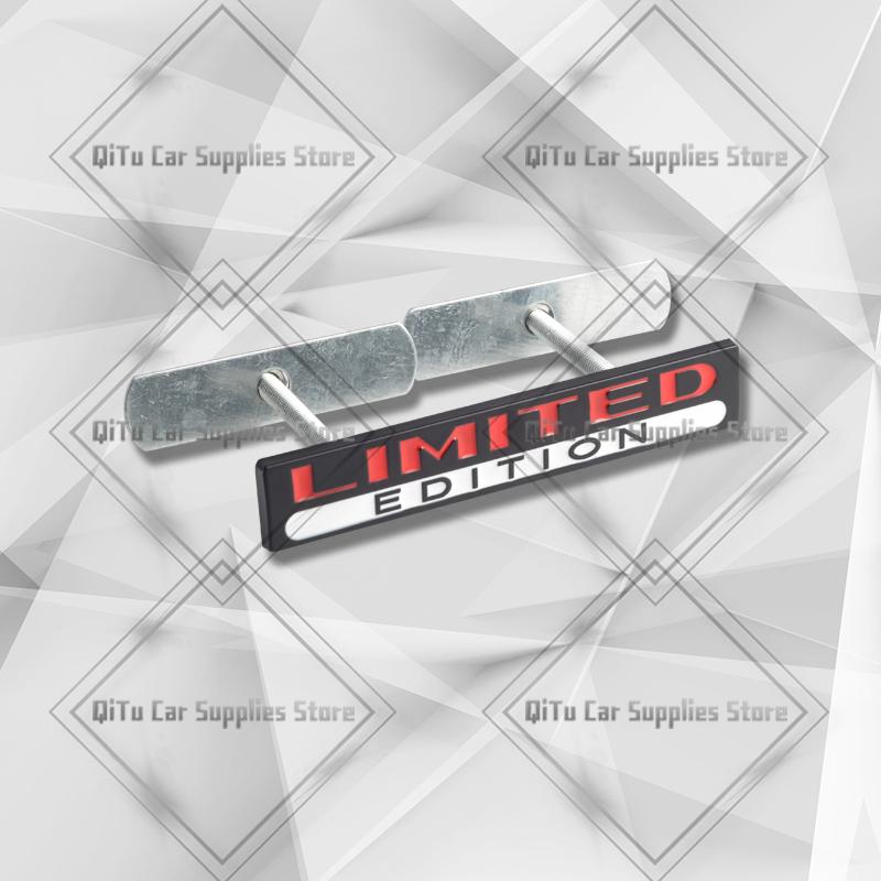 Zinc Alloy Limited Edition Badge Car Body Trunk Emblem 3D Grille Sticker For Nissan Suzuki Geely Skoda Subaru Fiat Chery Toyota