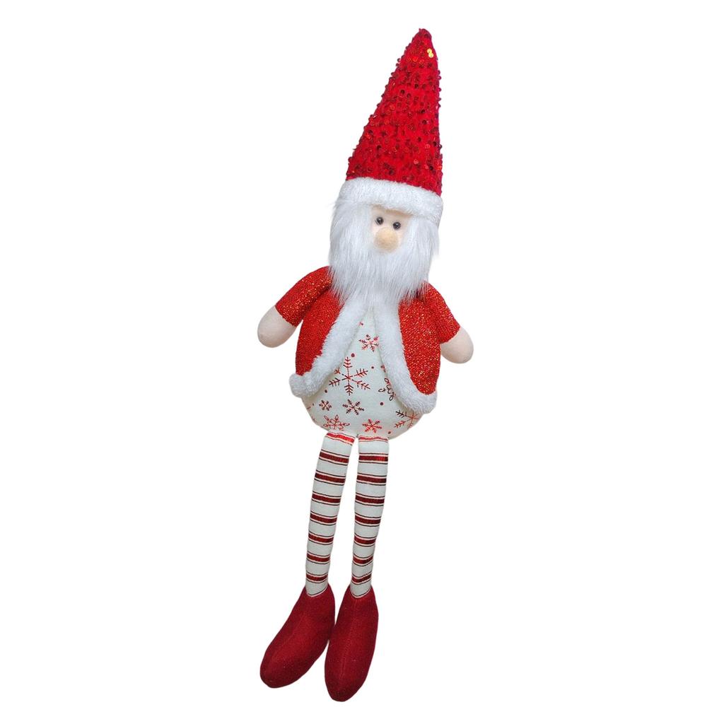 Plush Santa Snowman Reindeer Tabletop Ornament Stuffed Toy Christmas Decorations For Desktop Mantels Bookshelf Kid Room