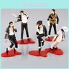 Conjunto Excepcional de Figuras de Ação do Michael Jackson 5 Estátuas Colecionáveis Premium de PVC