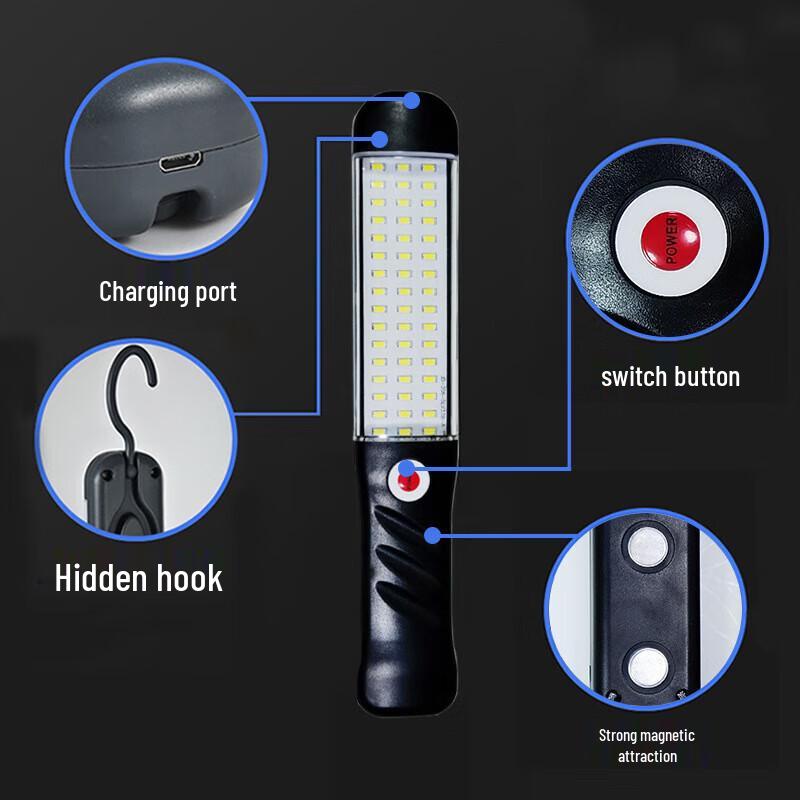LED Rechargeable Handheld Magnetic Emergency Work Light