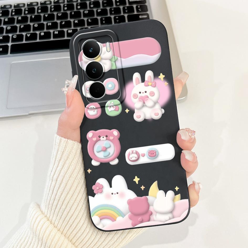 For OPPO Realme C71 Case Fashion Space Flower Soft Candy Silicone TPU Shockproof Cover For Realme C71 4G RMX5303 C 71 Phone Bags