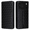 For iPhone 17 Pro Case Wallet Rhombus Imprinted Leather Phone Cover