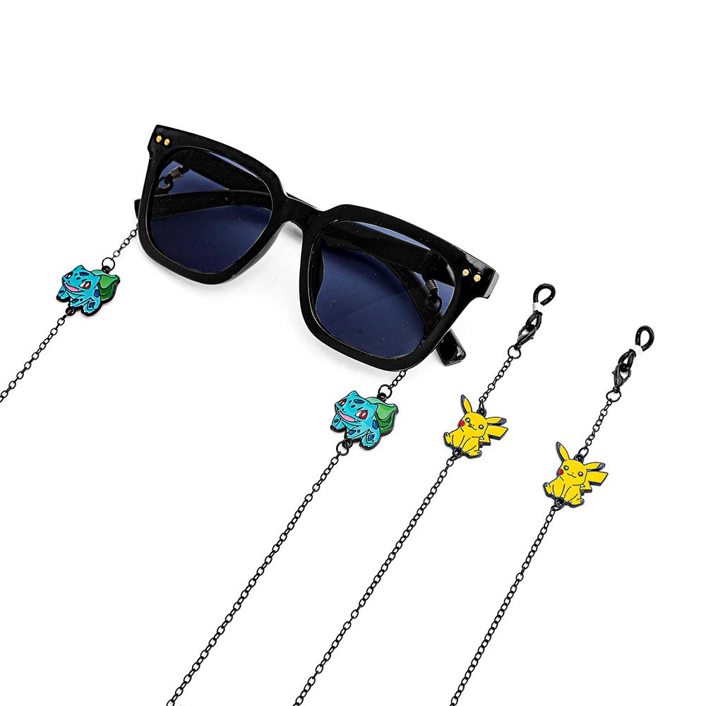 Pokémon Anime Glasses Chain Cute Pikachu & Character Enamel Pendant Handmade Eyewear Lanyard for Men & Women