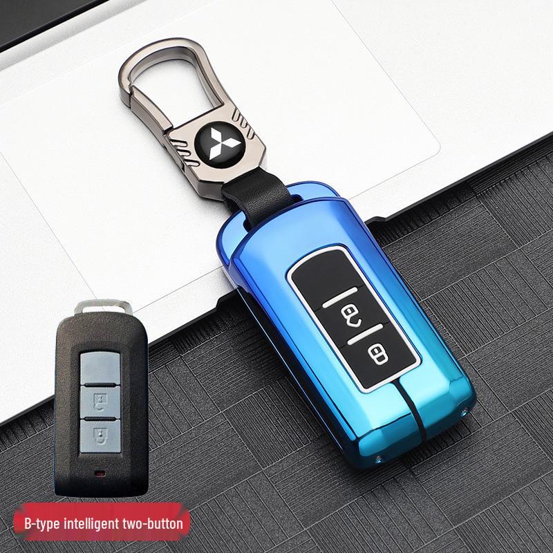 Mitsubishi Key Case for 2021 Outlander, Eclipse Cross, Pajero Sport, ASX: Men's Car Shell & Buckle Modification